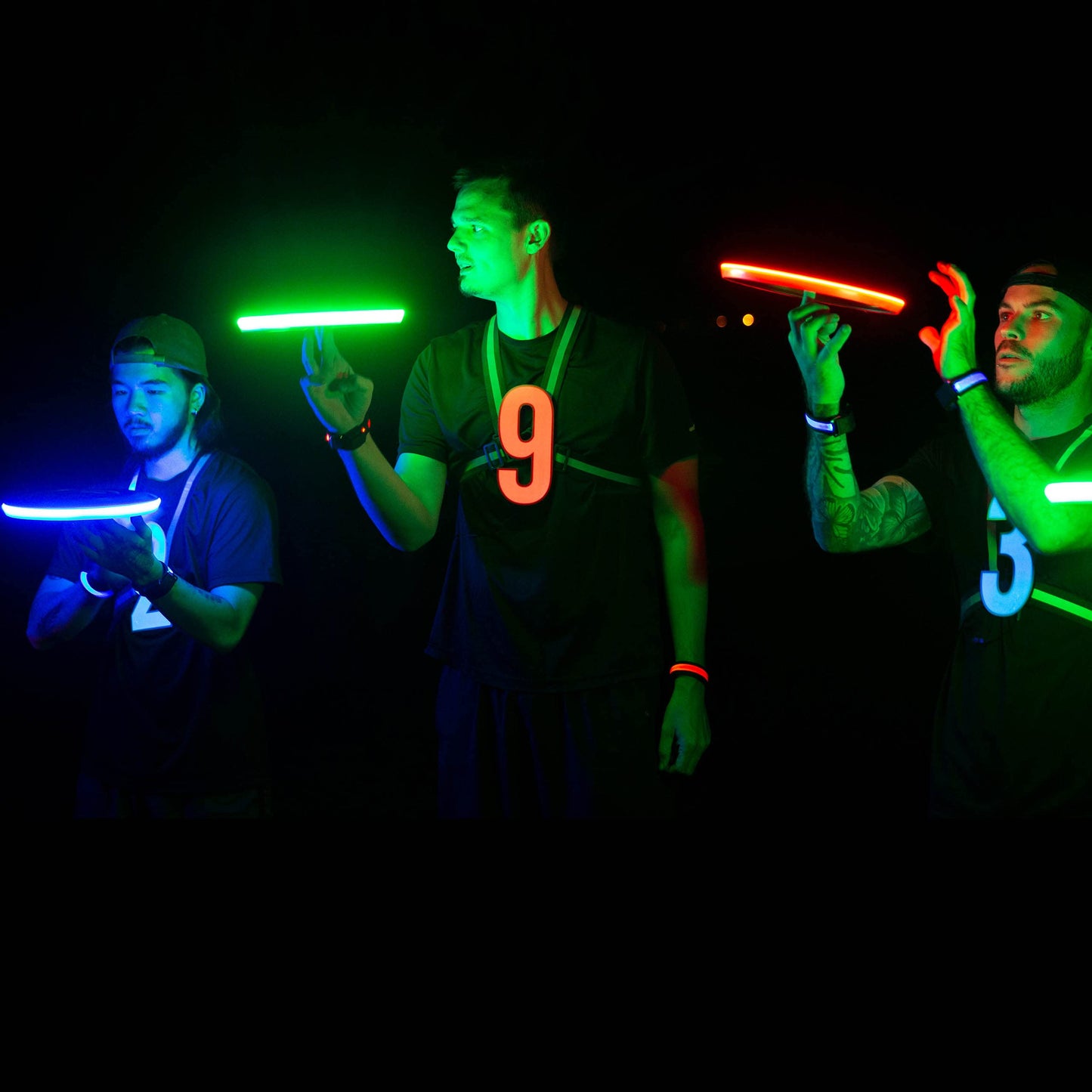 TOSY 16 Million Color Flying Disc - 36 RGB LEDs, Extremely Bright, Smart Modes, Countless Styles, Auto Light Up, Rechargeable, Perfect Birthday & Camping Gift for Men/Boys/Teens/Kids, 175g frisbees