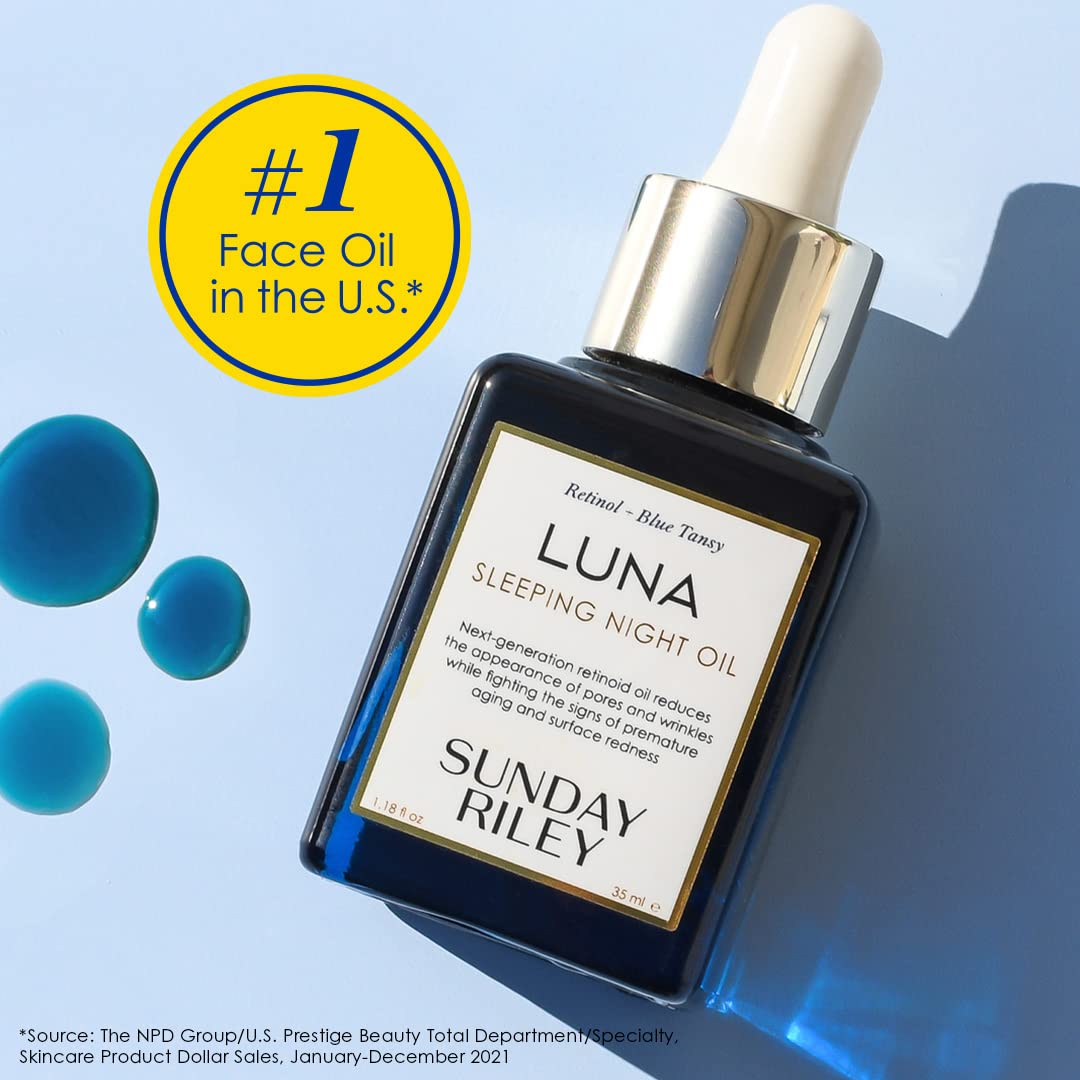 Sunday Riley Luna Retinol Sleeping Anti Aging Night Face Oil