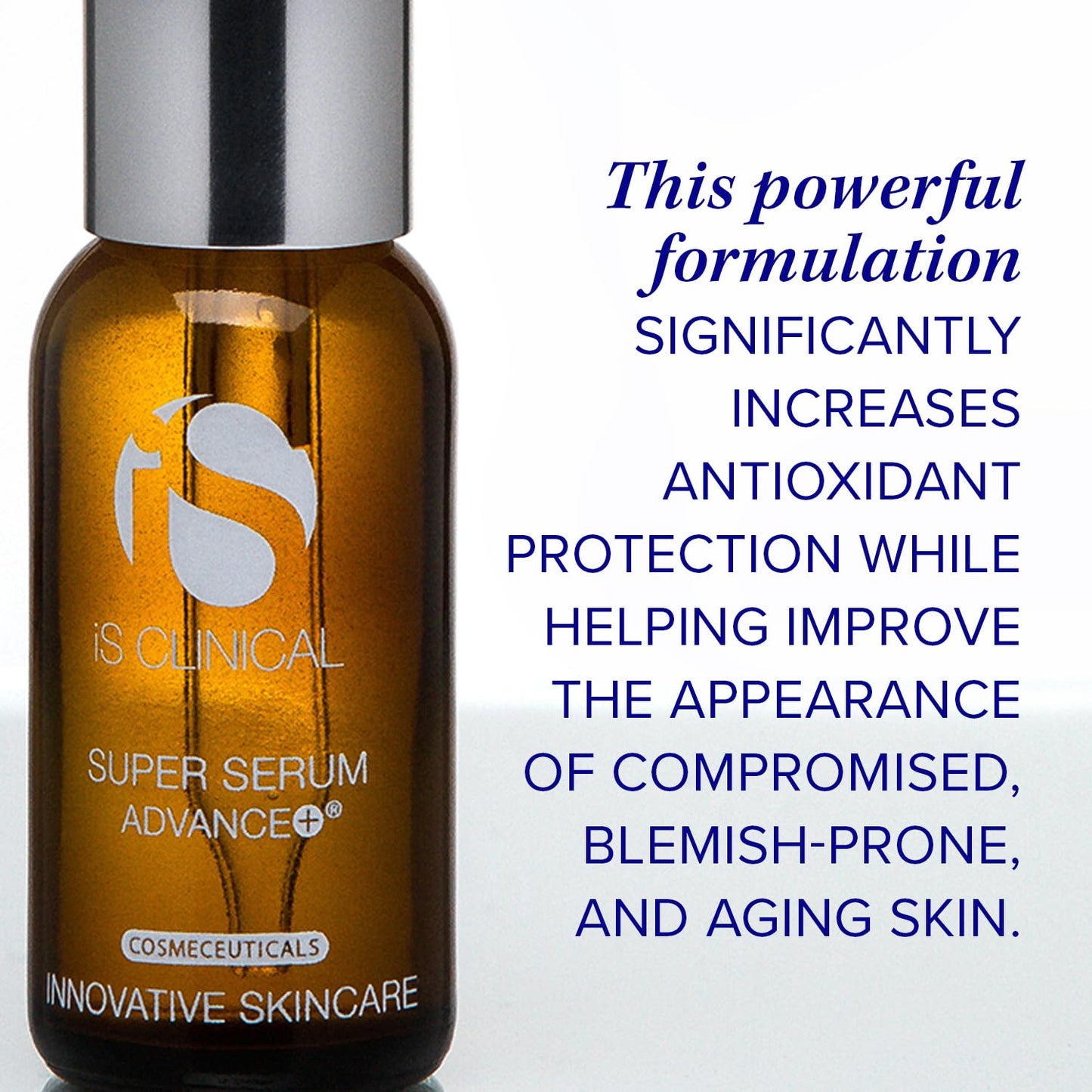 iS CLINICAL Super Serum Advance+, Anti-Aging Vitamin C Face Serum, reduces scaring and fine stretch marks, 1 Fl Oz